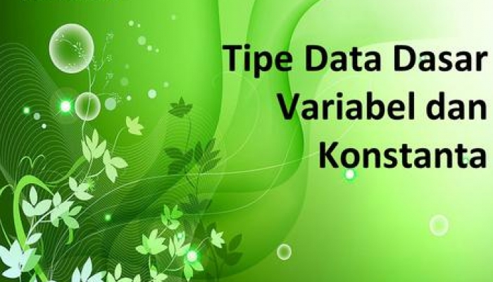 Pengertian dan Contoh Tipe Data, Variabel, dan Konstanta dalam Ilmu Pemrograman